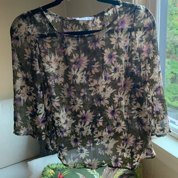 Sheer Daisy Blouse - Picture 4 of 5